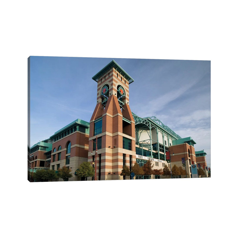 Low Angle View of a Building, Minute Maid Field, Houston, Texas, USA 1 Piece Wrapped Canvas Wall Art, 20.32 cm H x 30.48 cm W