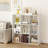 Bookcase Open Back Bookshelf With Anti-tip Kit Modern Style Organizer-1862794427