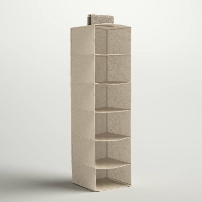 Rasiah Fabric Hanging Organizer, Beige
