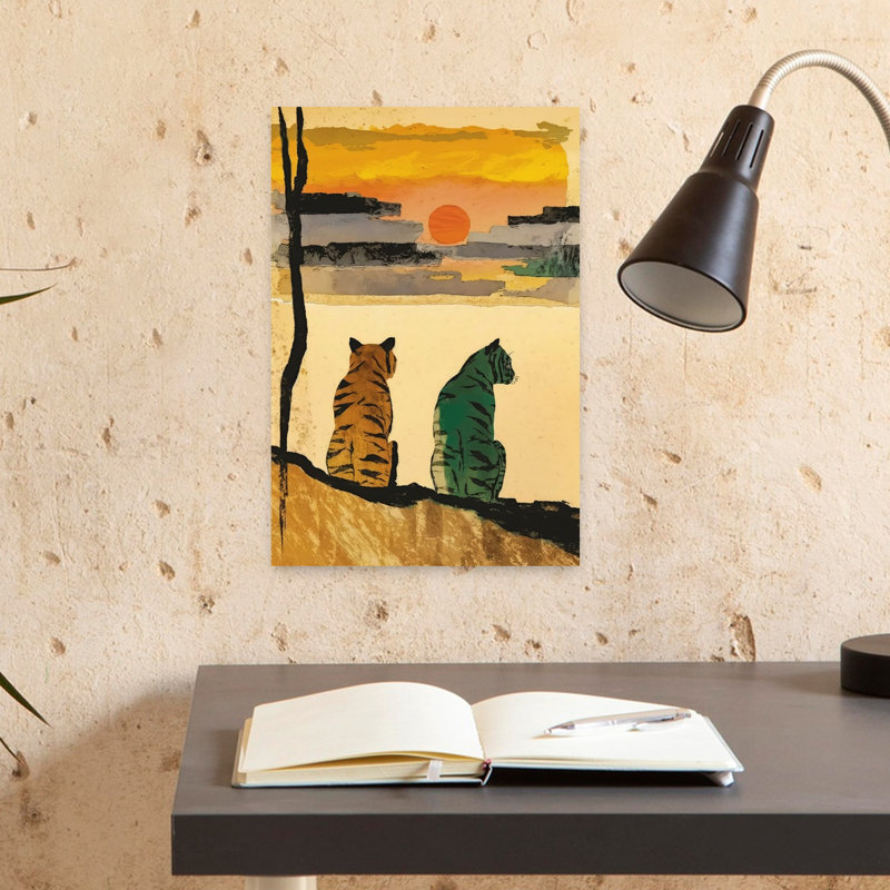 Art contemporain contemporain abstrait, H 18 po x l 12 po