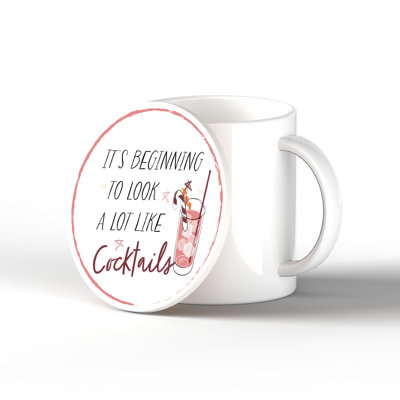 Santamaria Ceramic Round 1 Piece Coaster