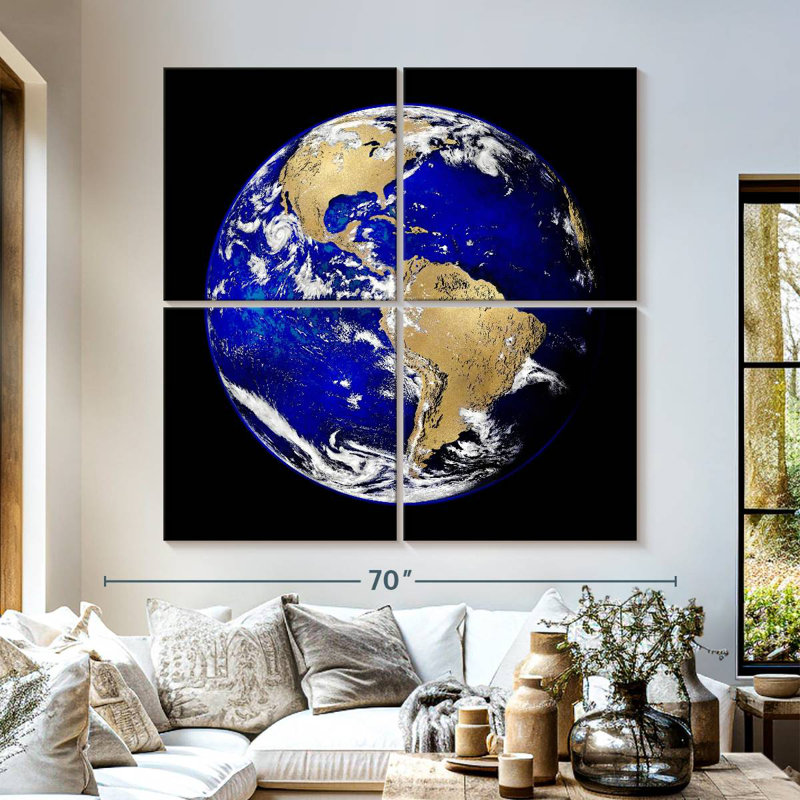 Oberle World Turning V, 57'' H x 57'' W