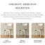 Ensemble de 2 chaises d'appoint Modern Beige