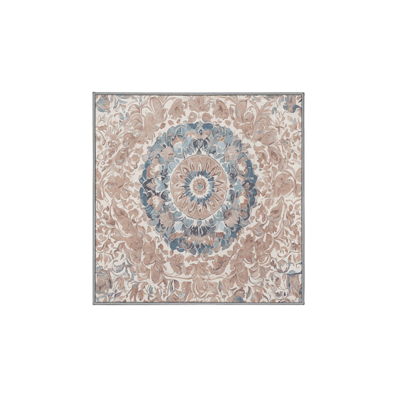 Tapis gris soyeux et moelleux, Rectangulaire 3 pi x 5 pi