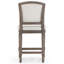 Tabouret de bar à hauteur de comptoir gris vieilli 26 po Charleston-433162230