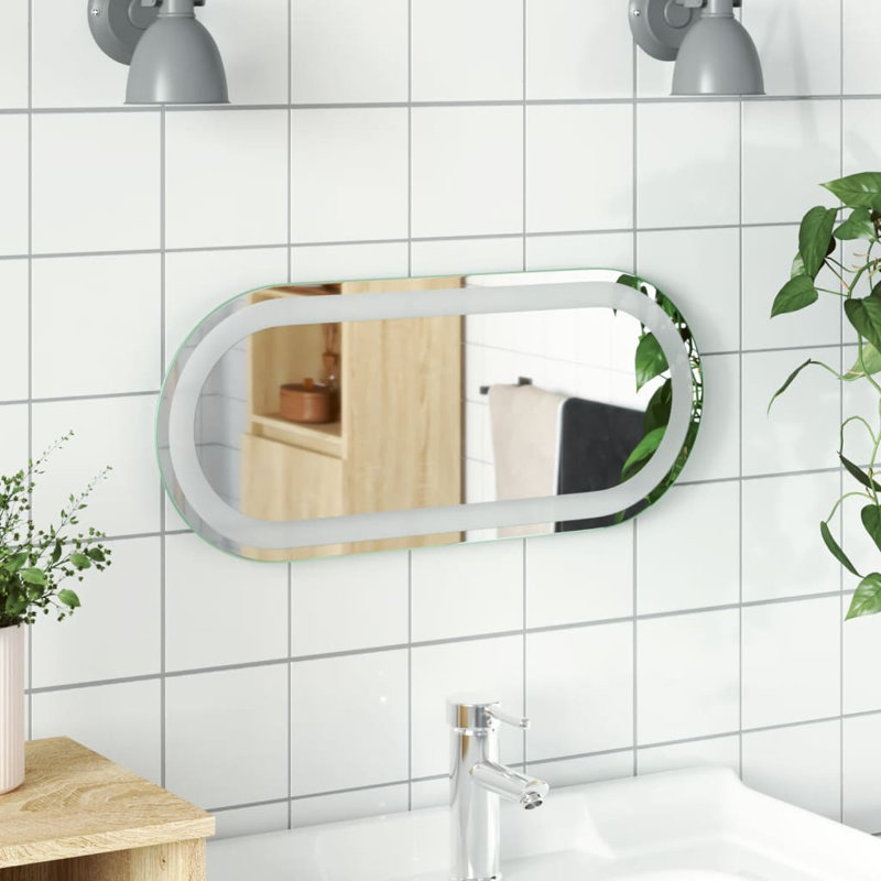 Miroir de salle de bain Jaisean, 23,6 po x 9,8 po