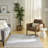 Ebern Designs Delfina Ivory Blue Modern Indoor Rug-1721077327