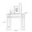 Walnut Solid Wood Freestanding Fireplace-1746357635