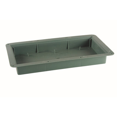 Plateau en plastique vert