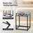 Tuckerman Industrial Bar Stools Set - Rust Steel Frame with Foam Cushions & Anti-Slip Pads-1446983339-1452970209