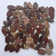 River Rock Natural Polished Red Pebble Mosaic 12"x12" Interlock Floor and Wall Tile