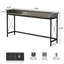 Table de bar 70,9 po avec prises de courant et ports USB pour bar de salon et de maison-756845499