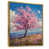 Toile avec cadre flottant or