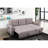 Reversible Sectional With Ports, Storage & 84" Width Sleeper, Ports 46" Wide Chaise