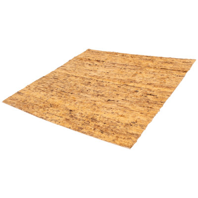 Tapis beige et brun clair Finest Peshawar Ziegler 9 pi 10 po x 9 pi 6 po