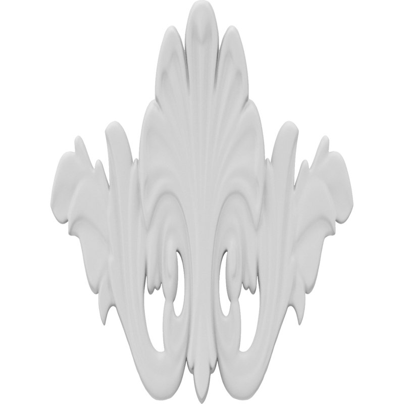 Rosette East Lake, H 2 po x l 1,5 po x P 0,25 po
