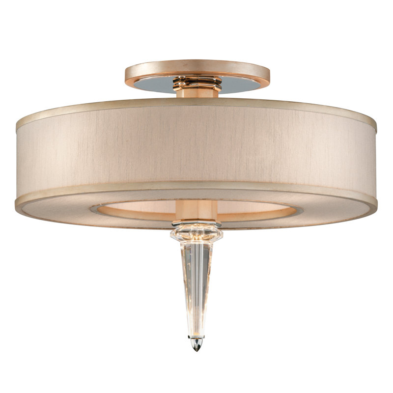 Plafonnier semi-encastré 20 po à 4 lumières Harlow