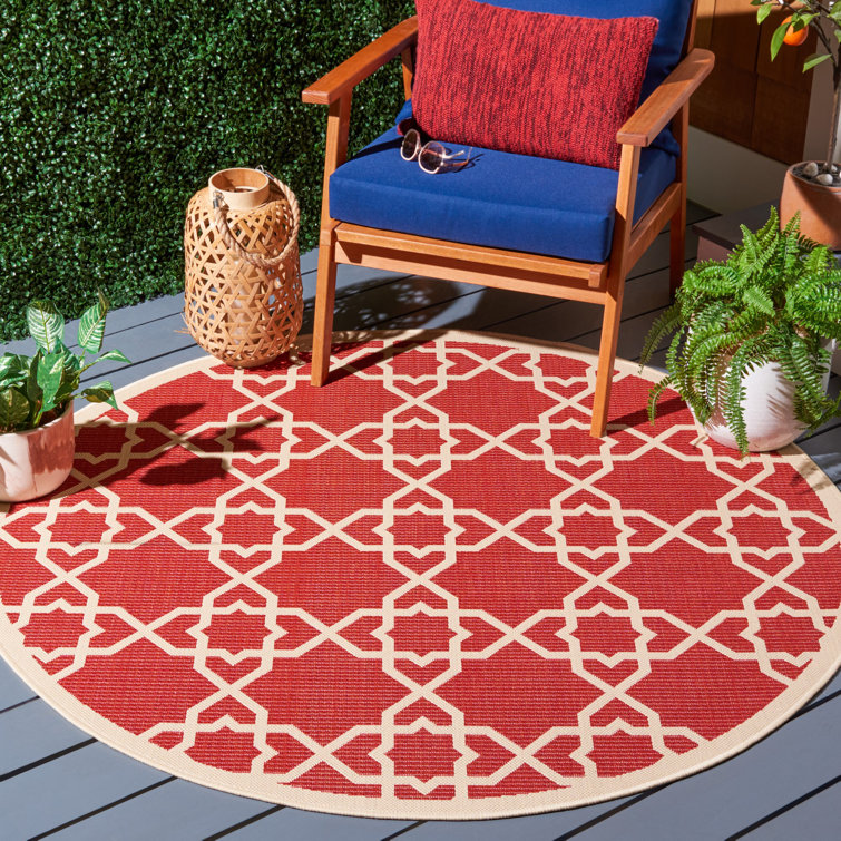 Dirks Performance Geometric Indoor/Outdoor Area Rug