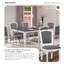 Rustic 7-Piece 78.1Inch Extendable Dining Table Set-671980600