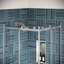 Porte de douche coulissante semi-sans cadre Gora 36 po x 76 po avec quincaillerie en verre poli trempé 5/16 po traité CrystalTech-120912250