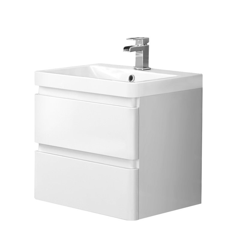 Avanti 600mm Single Bathroom Vanity with Integrated Resin Basin