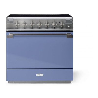 AGA Elise 36"W. 4.5 Cu.Ft. Freestanding Induction Convection Range with Brushed Nickel Trim