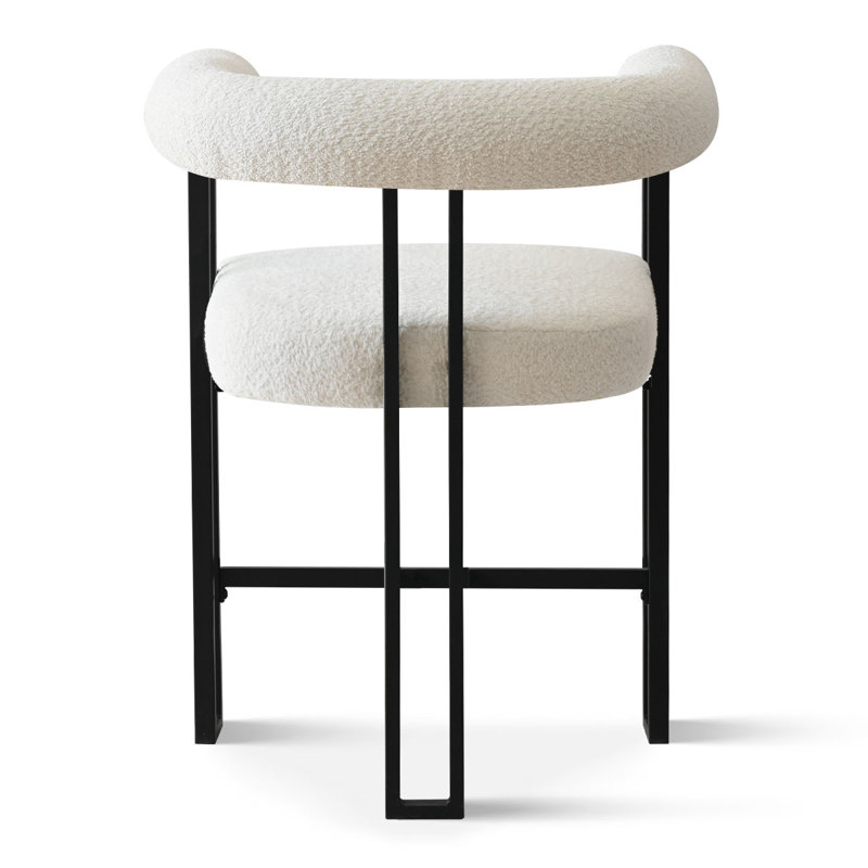Tabouret de comptoir rembourré Bouclé