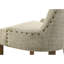 Chaise d'intérieur, ensemble de 2 chaises d'appoint, chaises capitonnées pour la maison