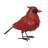 Metal Cardinal Statue