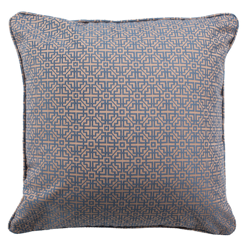 Caitria Geometric Cotton Reversible Throw Pillow