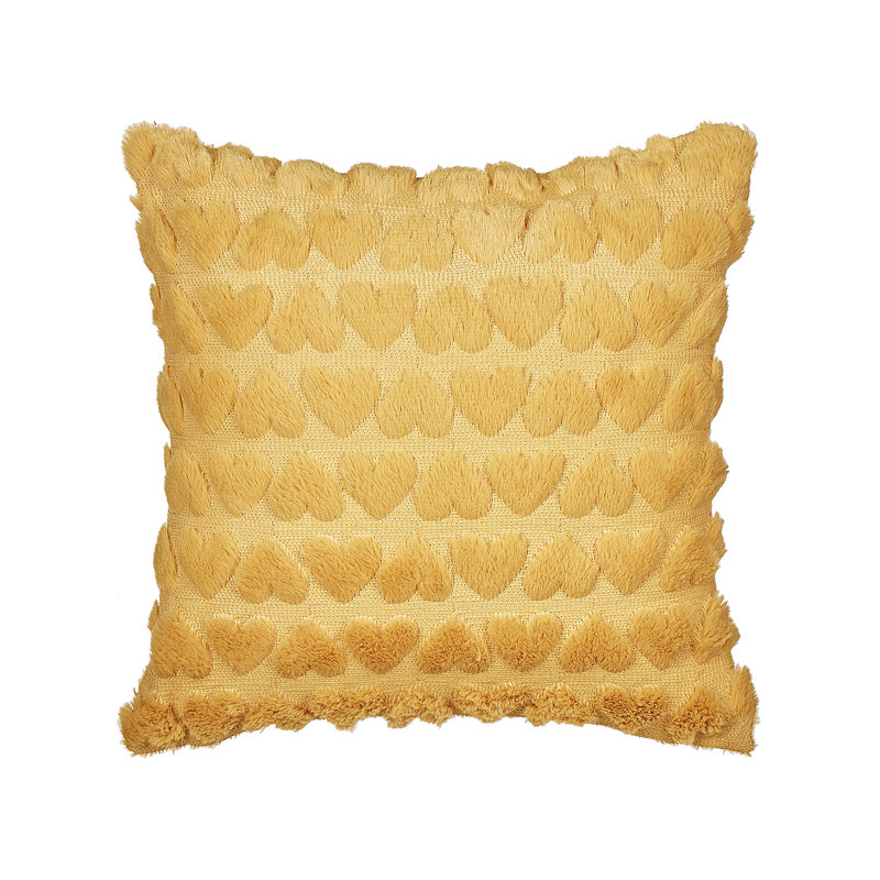 Aceta Geometric Yellow Square Cushion