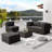 Dalton 5 Piece Sofa Seating Group with Cushions