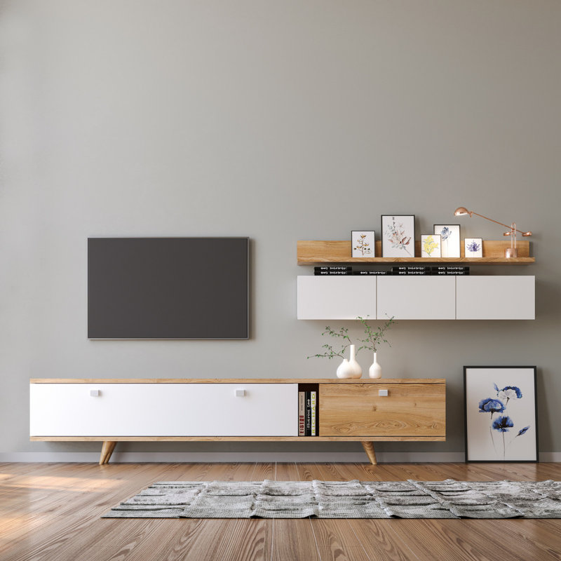 Emeline Unfinished Entertainment Centre for TVs up to 75