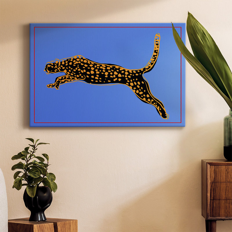 Toile tendue The Wild Leopard I-Gallery, H 12 po x l 18 po