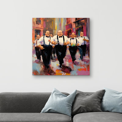 The companions - 32"x32" art on canvas