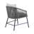 Ketlin Rectangular Outdoor Dining Set in Dark Eucalyptus Wood and Gray Rope and Cushions-1630965129