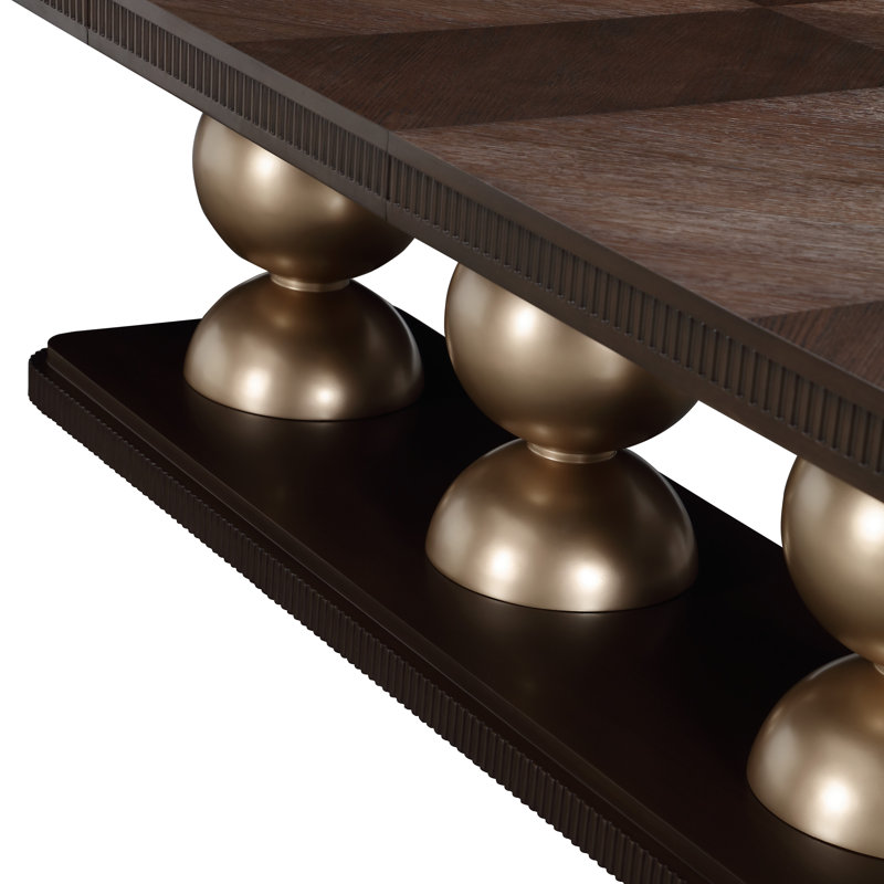 West Kensington Rectangular Dining Table, Espresso Wood