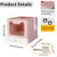 Litière pliable en plastique pour litière anti-éclaboussures avec couvercle / pelle-441696346