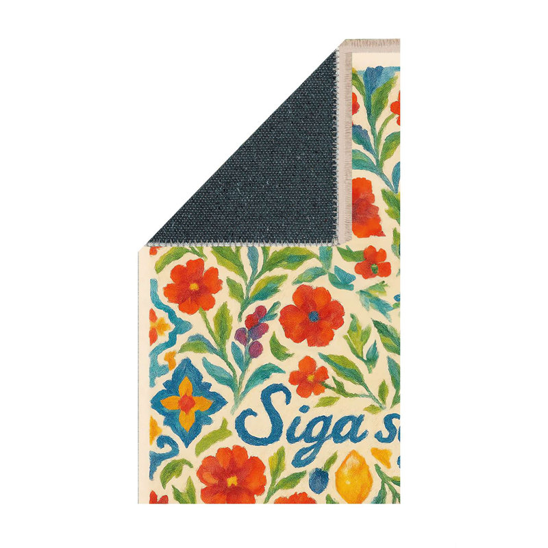 Floral 'Siga Siga' Kitchen Runner