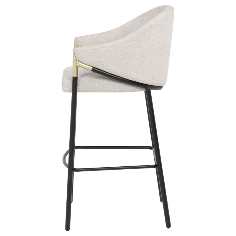 Chaise de bar rembourrée Farlow, Tabouret de bar (siège d'une hauteur de 30 po)