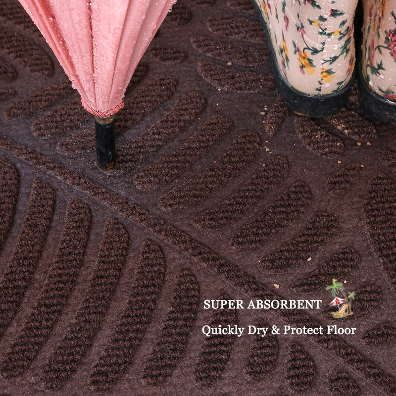 Tapis d'extérieur Welcome Welcome, Coffee, 32" W x 47" L