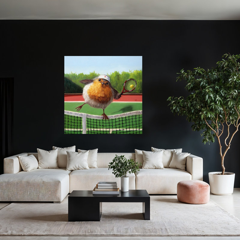 Round Robin, art urbain contemporain, H 48 po x l 48 po