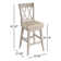 Fortville Swivel Upholstered Counter Stool