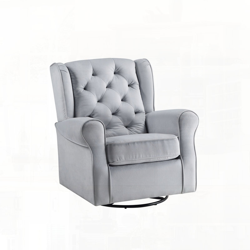 Fauteuil coulissant en tissu avec pivot