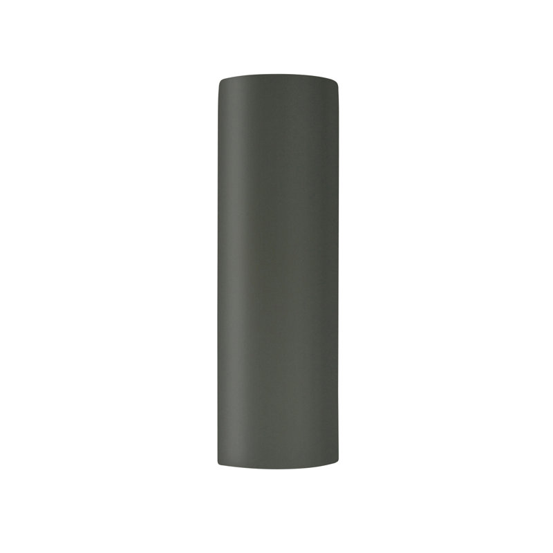 Ambiance Ceramic Wall Light, 17" H x 5.25" W x 4" D, White, Yes