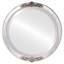 Miroir mural rond biseauté pour la décoration intérieure - Style Athena - Feuille d'or - Dimensions extérieures 16 x 16-73065619-73065624