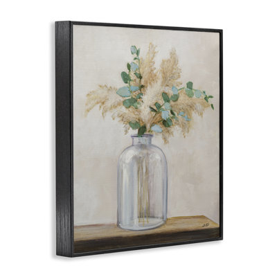 Eucalyptus Herb Vase Art by Julia Purinton bf-982