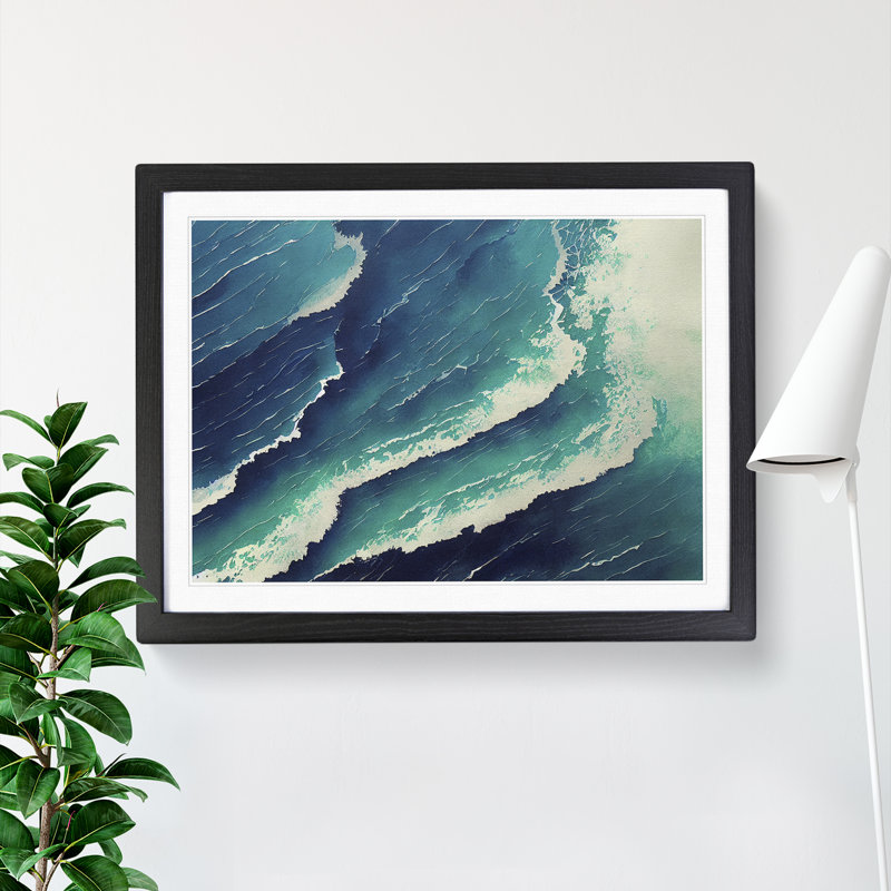 Ocean Vol.2 - Framed Print, Black, 34cm H x 46cm W x 2cm D