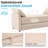 Azareu 111" Convertible Sofa Bed, Modern Loveseat Sleeper with Pull Out Bed, Folding Floor Couch with 2 Pillows-886517288
