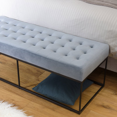 Figgers Velvet Upholstered Bench